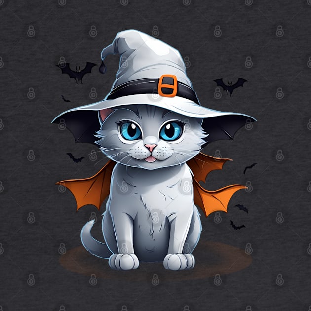 Halloween cute cat by Mysooni